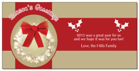 Christmas Large Red Bow Cards  8